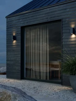 Canto Maxi Kubi 2 udendørs væglampe, seaside sort