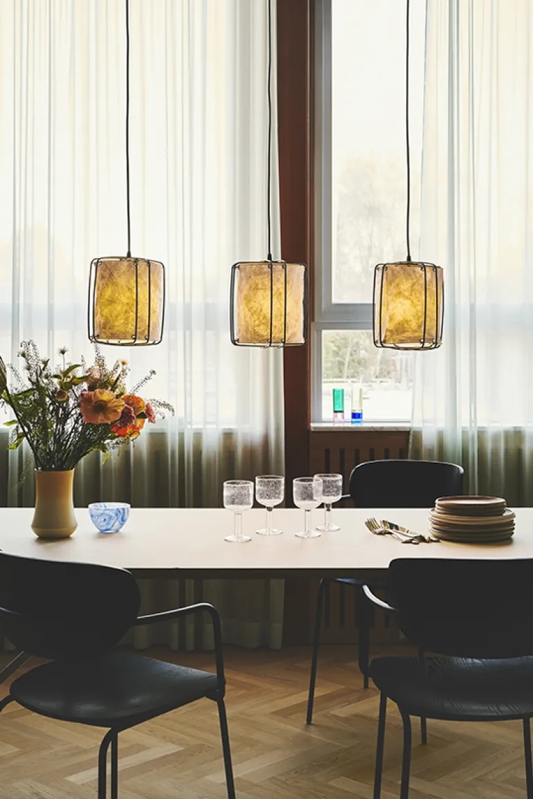 Cardine pendel, hvid