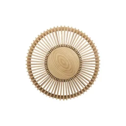 Clava Up Wood medium væglampe, eg