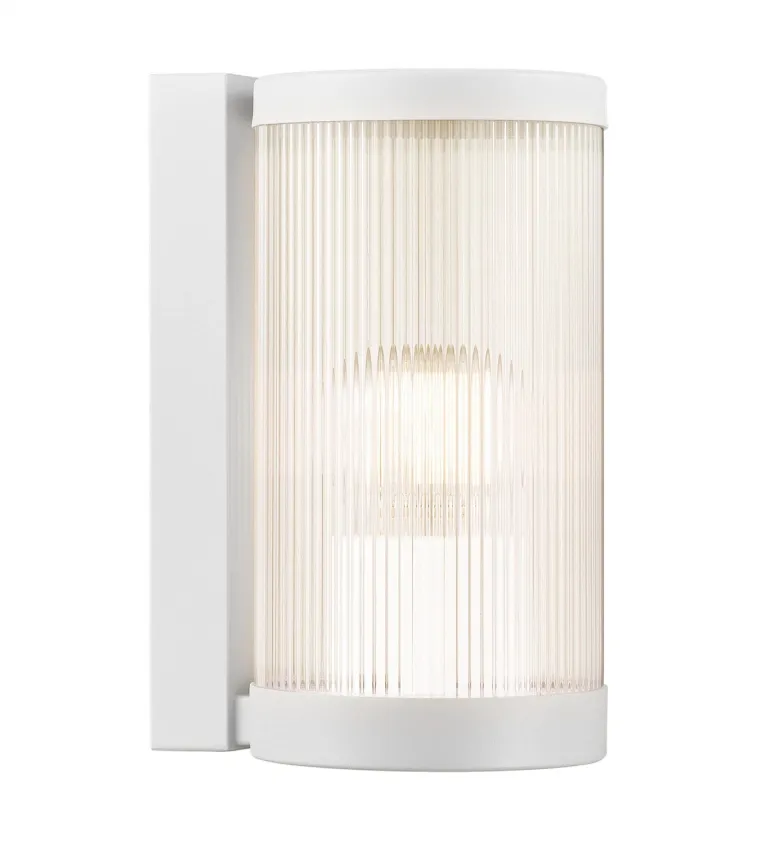 Coupar udendørs væglampe, hvid