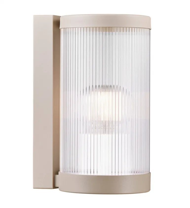 Coupar udendørs væglampe, sand