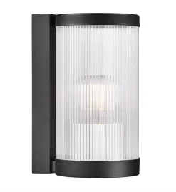 Coupar udendørs væglampe, sort