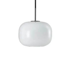 Cuscino pendel medium Ø26, titanium/opal