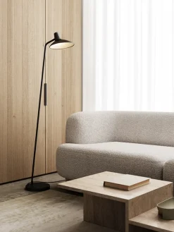 Darci gulvlampe, sort