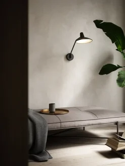 Darci væglampe, sort