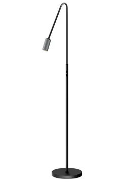 Decor F1 gulvlampe, sort/alu