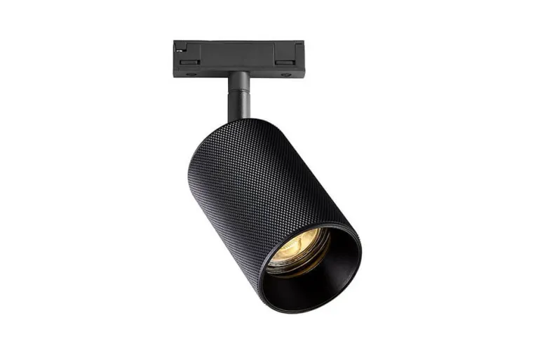 DESIGNLINE Tube Pro spot, sort grib (nubret)