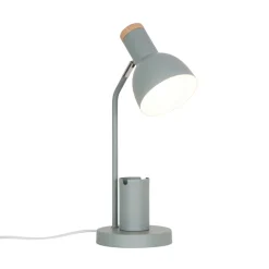 Devone bordlampe, støvet grøn