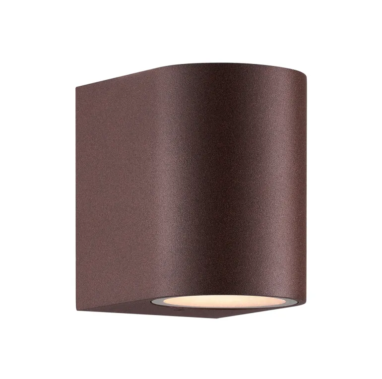 Dion single udendørs væglampe, rust