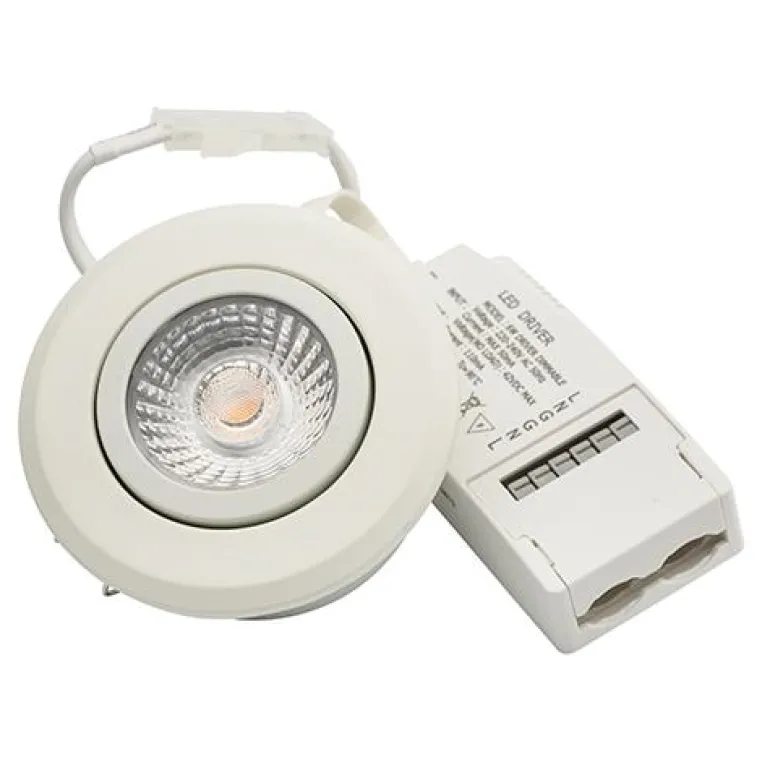 DIOSPOT '30' Hvid - 6W 927 320lm