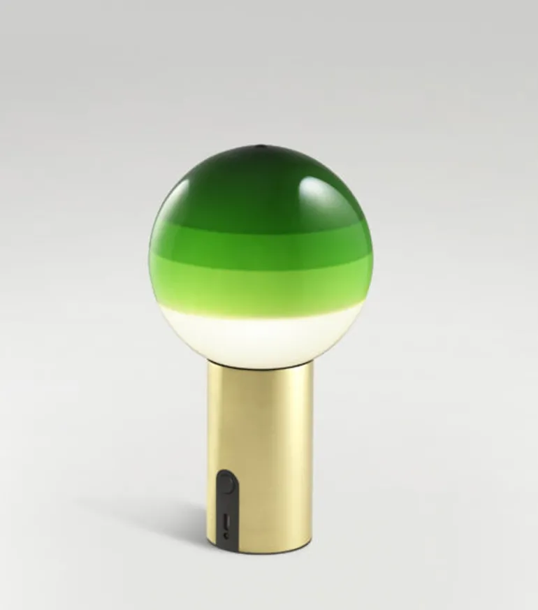 Dipping Light Batteri Bordlampe, Grøn