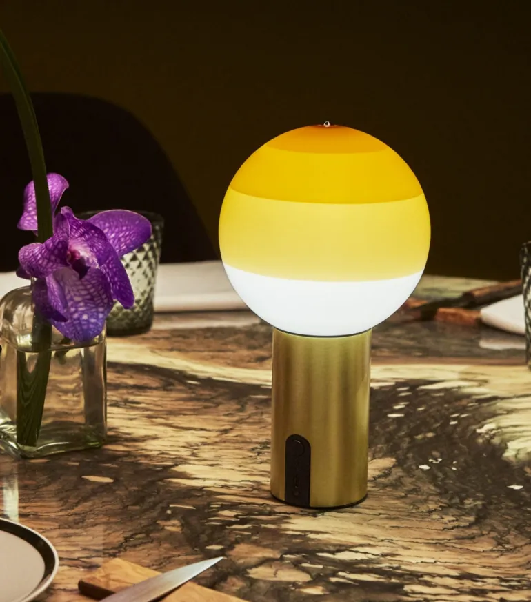 Dipping Light Batteri Bordlampe, Rav