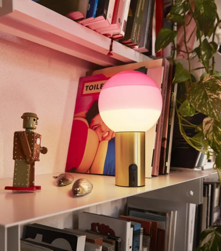 Dipping Light Batteri Bordlampe, Pink