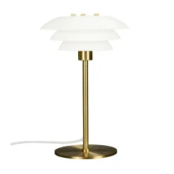 DL20 bordlampe, opal/messing