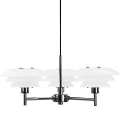 DL20 lysekrone, opal/krom