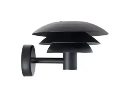 DL20 udendørs væglampe, sort