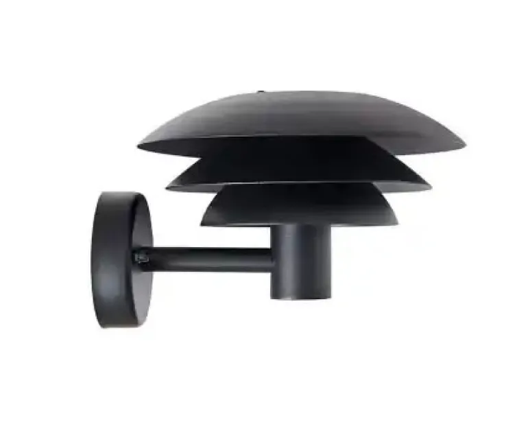 DL20 udendørs væglampe, sort