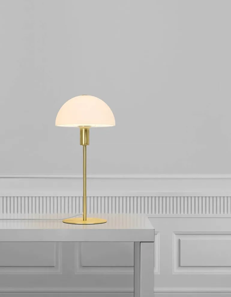 Ellen 20 bordlampe, messing/opal