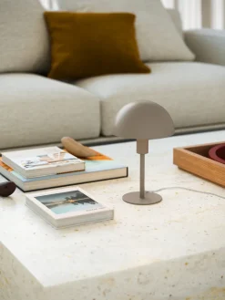 Ellen Mini bordlampe, lys brun