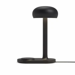 Emendo bordlampe med Qi trådløs oplader, sort