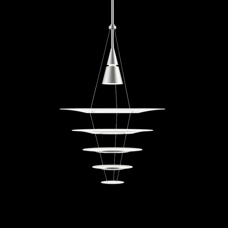 Enigma 545 pendel, børstet alu