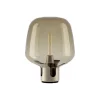 Flar medium bordlampe, pearl/honey