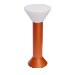 Flash Portable batteri- / bordlampe, metallic orange