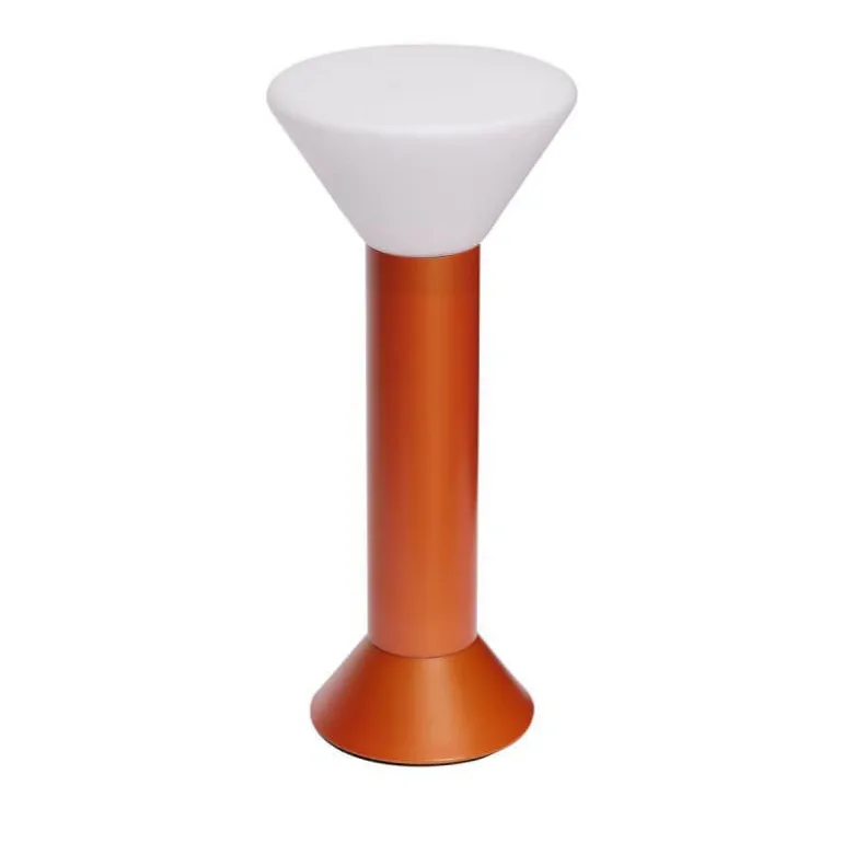 Flash Portable batteri- / bordlampe, metallic orange