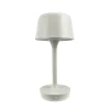 Flow LED bordlampe / batterilampe, creme
