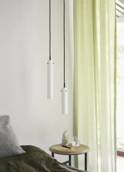 FM2014 pendel H24, mat hvid