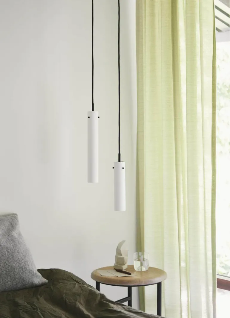 FM2014 pendel H24, mat hvid