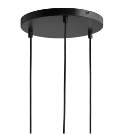 Frandsen baldakin til 3 pendler, mat sort