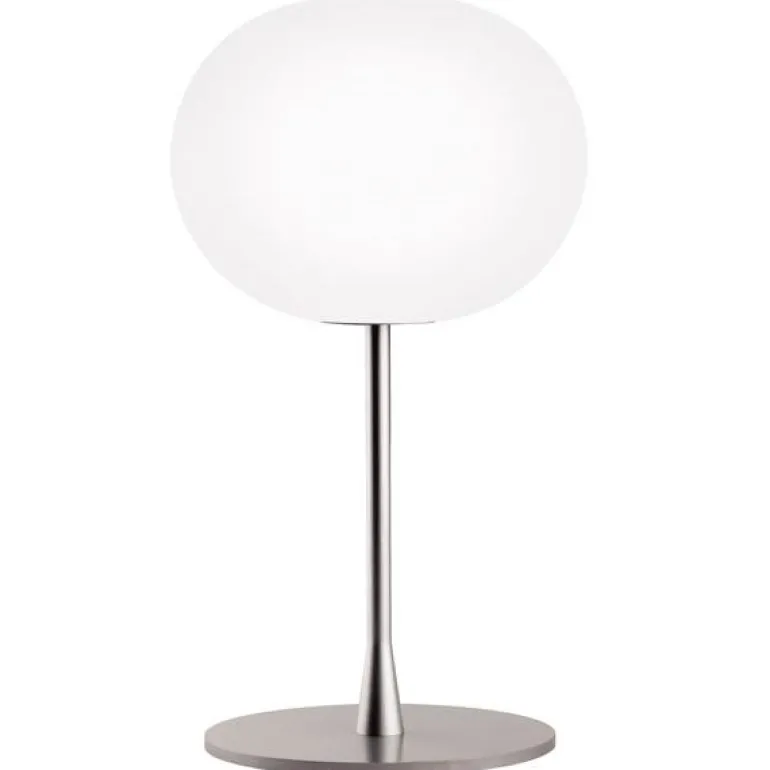 Glo-Ball T1 bordlampe, sølv