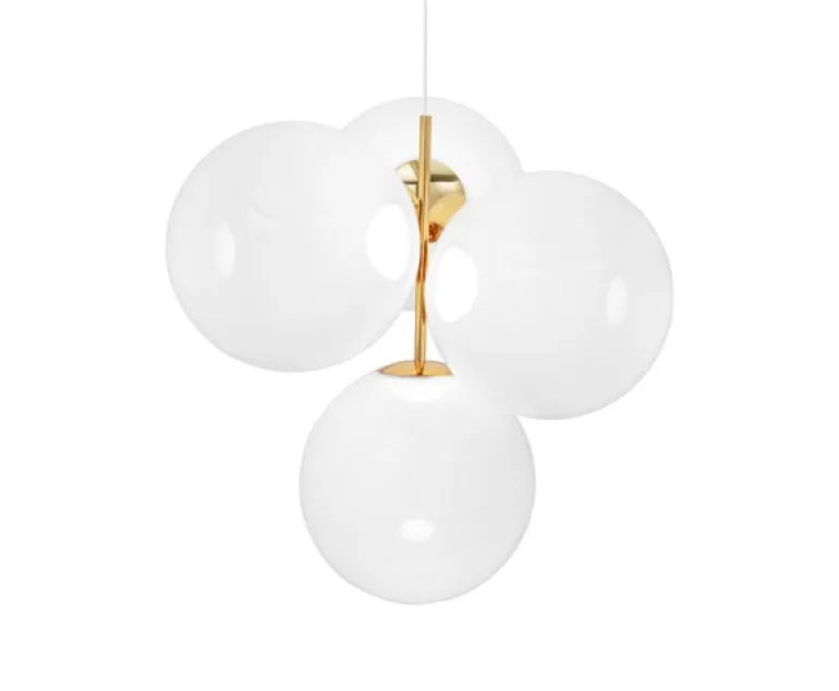 Globe lysekrone small, opal