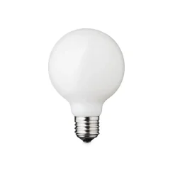 Globe Milky LED pære, Ø80