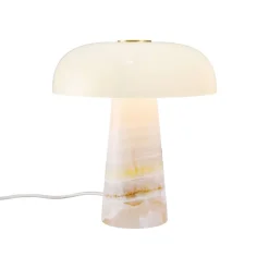 Glossy Mini bordlampe, pink jade