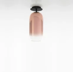 Gople Mini loftlampe, sort/kobber