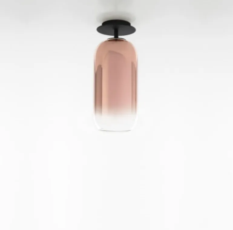 Gople Mini loftlampe, sort/kobber