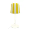 Gry bordlampe, gul/hvid