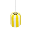 Gry pendel, gul/hvid