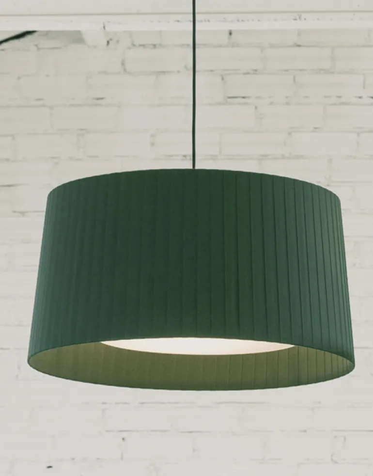 GT6 pendel Ø45, grøn m/sort ophæng