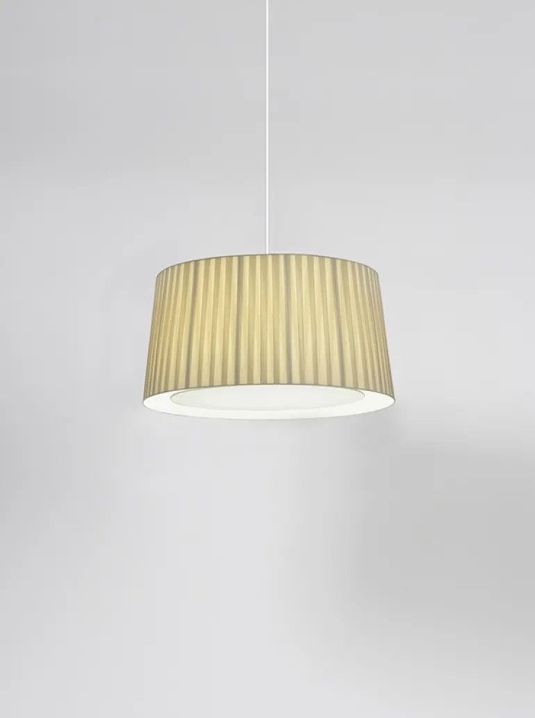 GT6 pendel Ø45, natur m/hvidt ophæng