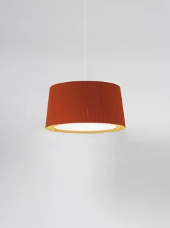 GT6 pendel Ø45, rød m/hvidt ophæng