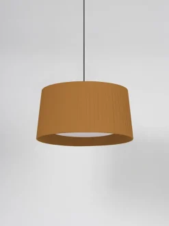 GT5 pendel Ø62, sennepsgul m/sort ophæng