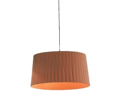 GT5 pendel Ø62, terracotta m/sort ophæng