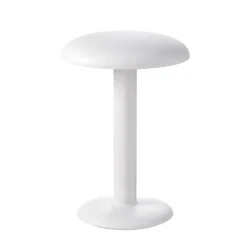 Gustave Bordlampe / Batterilampe, mat hvid