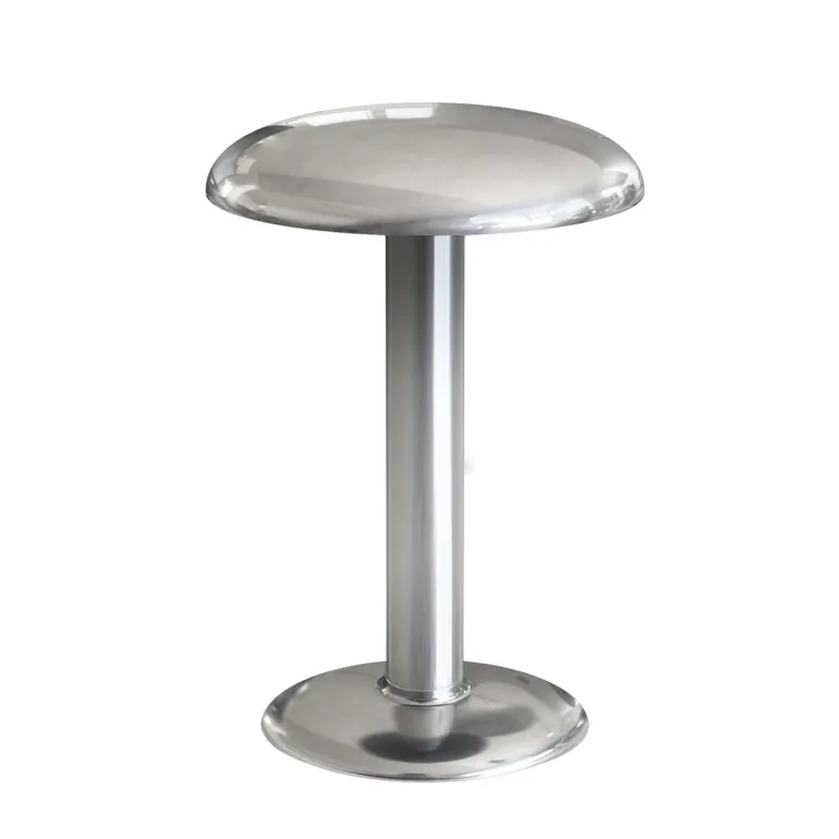 Gustave Bordlampe / Batterilampe, polished silver