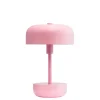 Haipot portable bordlampe/batterilampe, lyserød