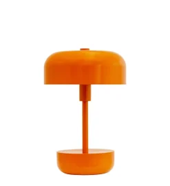 Haipot portable bordlampe/batterilampe, orange