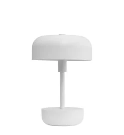 Haipot portable bordlampe/batterilampe, hvid